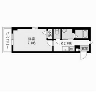 東京都文京区水道２丁目 賃貸マンション 1K