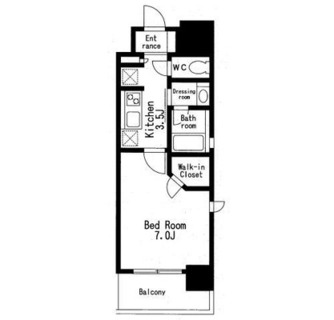 東京都新宿区早稲田鶴巻町 賃貸マンション 1K