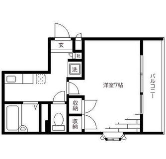 東京都新宿区弁天町 賃貸マンション 1K